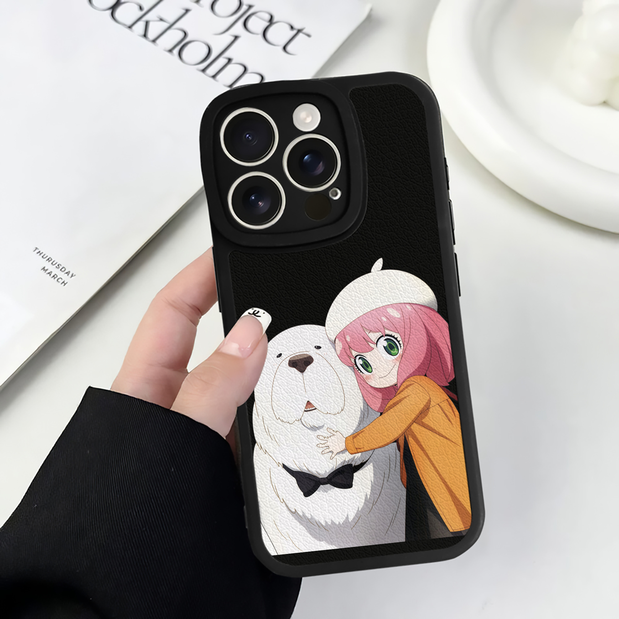 （画像用） SPY×FAMILY间谍家家酒 【iPhone 16シリーズ対応】シリコンスマホケース（レザー調） 材質：シリコン